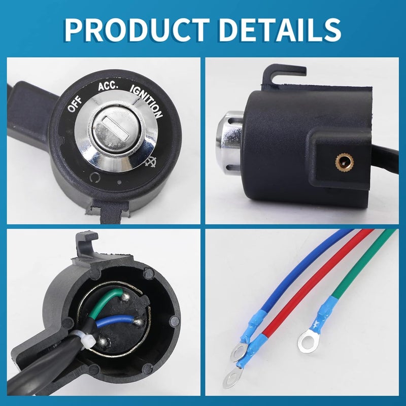 Tektall Ignition Switch Lock Set for Harley Davidson Sportster XL 883 1200 1995-2003 - Image 3